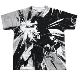 Batman v Superman Graphic Contrast - Youth All-Over Print T-Shirt Youth All-Over Print T-Shirt (Ages 8-12) Batman   