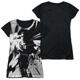 Batman v Superman Graphic Contrast - Juniors Black Back T-Shirt Juniors Black Back T-Shirt Batman   