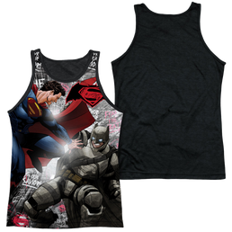 Batman v Superman Showdown - Men's Black Back Tank Top Men's Black Back Tank Batman   