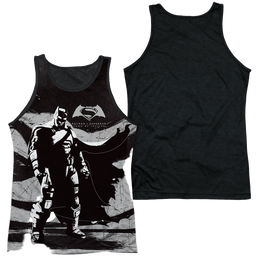 Batman v Superman Batman Contrast - Men's Black Back Tank Top Men's Black Back Tank Batman   