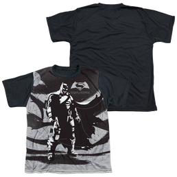 Batman v Superman Batman Contrast - Youth Black Back T-Shirt Youth Black Back T-Shirt (Ages 8-12) Batman   