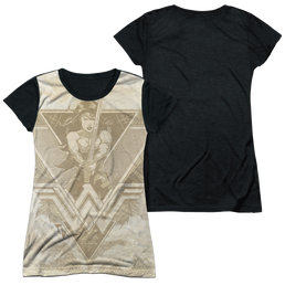Batman v Superman Greek Goddess - Juniors Black Back T-Shirt Juniors Black Back T-Shirt Batman   