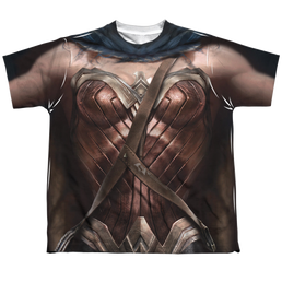 Batman v Superman Wonder Woman Uniform - Youth All-Over Print T-Shirt Youth All-Over Print T-Shirt (Ages 8-12) Batman   