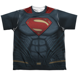 Batman v Superman Superman Uniform - Youth All-Over Print T-Shirt Youth All-Over Print T-Shirt (Ages 8-12) Batman   