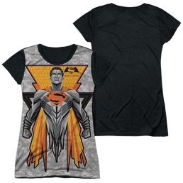 Batman v Superman Super Tech Sub - Juniors Black Back T-Shirt Juniors Black Back T-Shirt Batman   