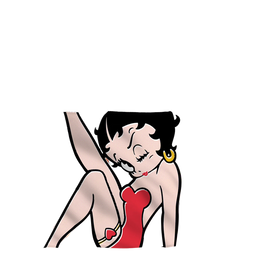 Betty Boop Vintage Strips (Front/Back Print) - Pillow Case Pillow Cases Betty Boop   