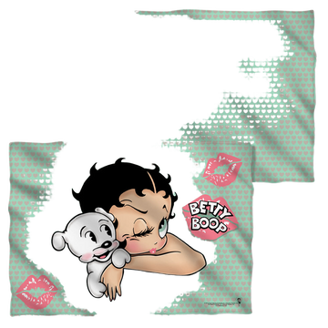 Betty Boop Goodnight Kiss (Front/Back Print) pillow case