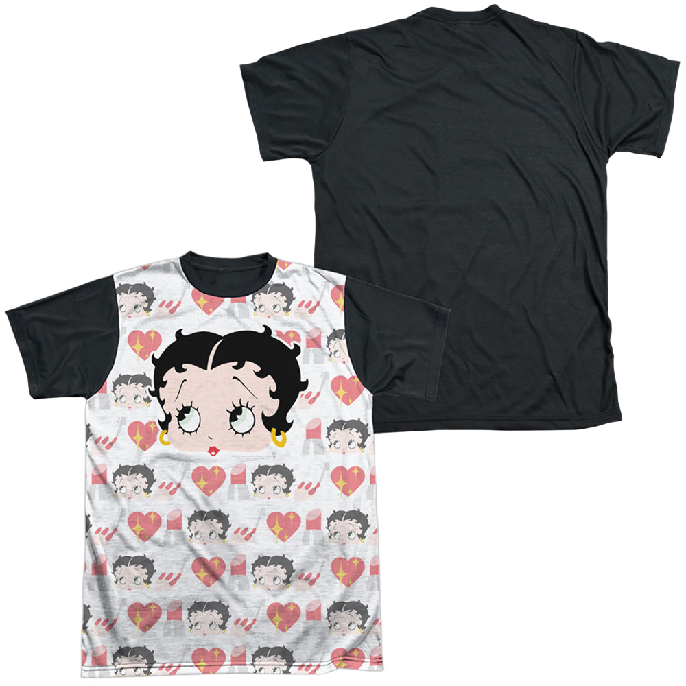Betty Boop Symbol Sub - Men's Black Back T-Shirt Men's Black Back T-Shirt Betty Boop   