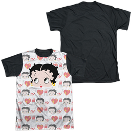 Betty Boop Symbol Sub - Men's Black Back T-Shirt Men's Black Back T-Shirt Betty Boop   