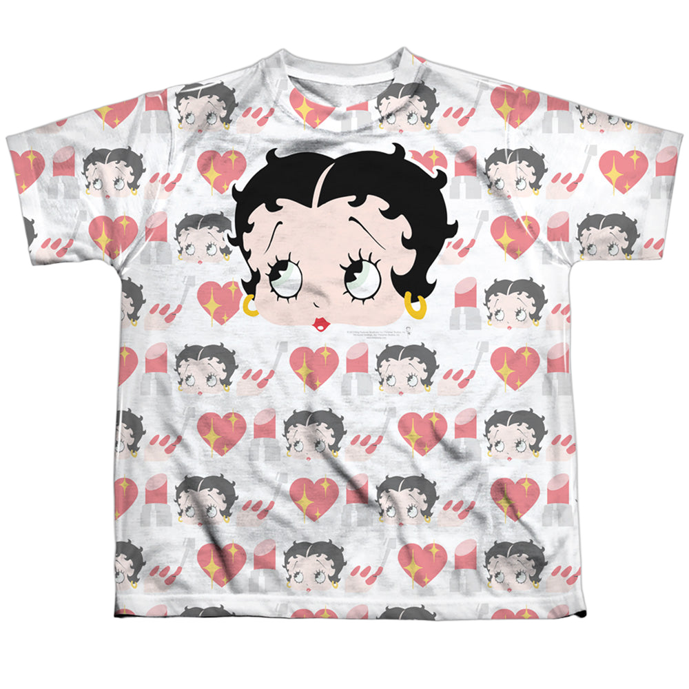 Betty Boop Symbol Sub - Youth All-Over Print T-Shirt Youth All-Over Print T-Shirt (Ages 8-12) Betty Boop   