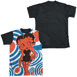 Betty Boop Mod Rings - Men's Black Back T-Shirt Men's Black Back T-Shirt Betty Boop   