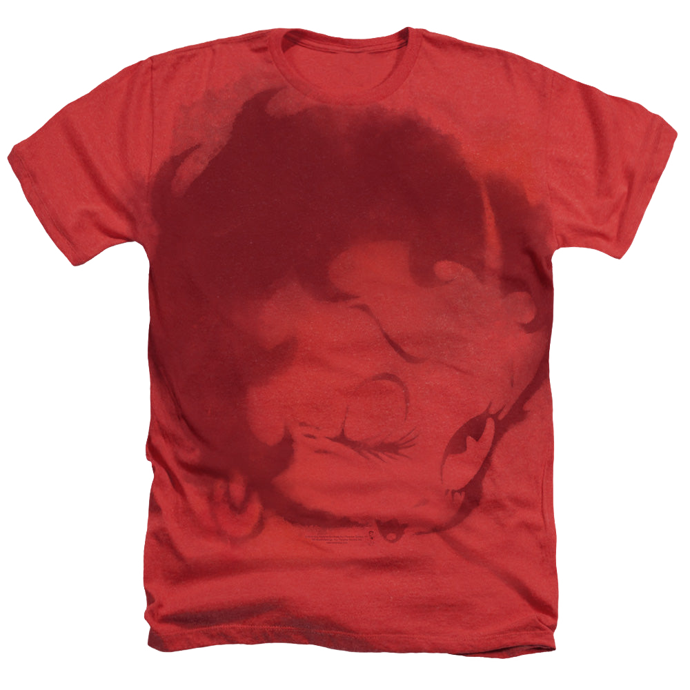 Betty Boop Watercolor Portrait - Men's All-Over Heather T-Shirt Men's All-Over Heather T-Shirt Betty Boop   