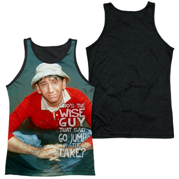 Gilligan's Island Jump In The Lake men's black back tank