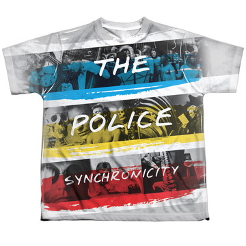 The Police Synchronicity youth all-over print t-shirt for ages 8 to 12
