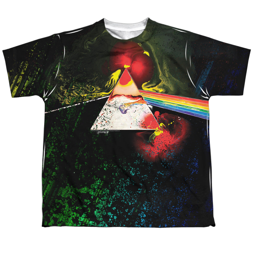 Pink Floyd Dark Side Of The Moon - Youth All-Over Print T-Shirt Youth All-Over Print T-Shirt (Ages 8-12) Pink Floyd   