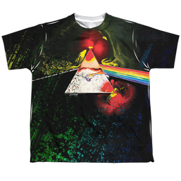 Pink Floyd Dark Side Of The Moon - Youth All-Over Print T-Shirt Youth All-Over Print T-Shirt (Ages 8-12) Pink Floyd   