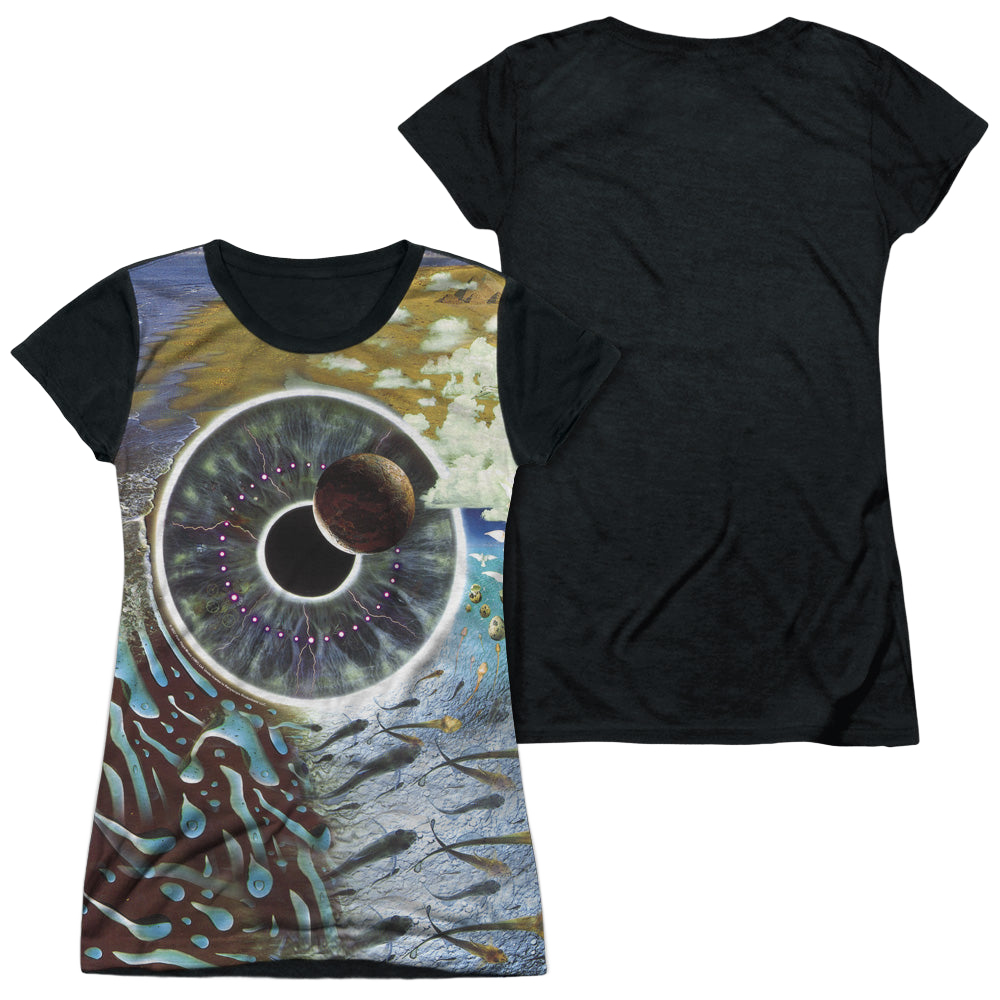 Pink Floyd Pulse - Juniors Black Back T-Shirt Juniors Black Back T-Shirt Pink Floyd   
