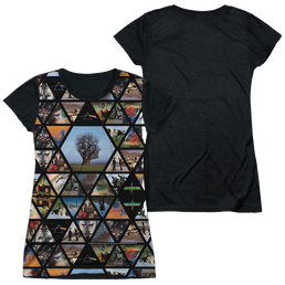 Pink Floyd Photographs - Juniors Black Back T-Shirt Juniors Black Back T-Shirt Pink Floyd   