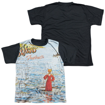 Genesis Foxtrot Cover youth black back t-shirt for ages 8 to 12