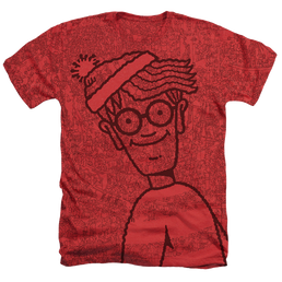 Where's Waldo Walk In Toyland - Men's All-Over Heather T-Shirt Men's All-Over Heather T-Shirt Where's Waldo   