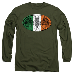 Batman Irish Celtic Symbol - Men's Long Sleeve T-Shirt Men's Long Sleeve T-Shirt Batman   