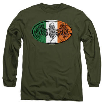 Batman Irish Celtic Symbol - Men's Long Sleeve T-Shirt Men's Long Sleeve T-Shirt Batman   