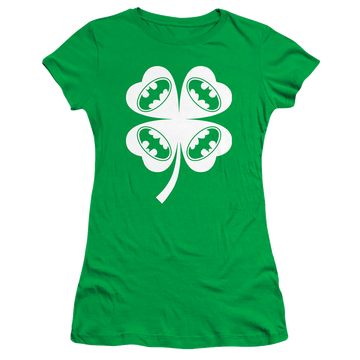 Batman Bat Clover - Juniors T-Shirt Juniors T-Shirt Batman   