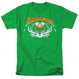 Aquaman Aquaman Splash - Men's Regular Fit T-Shirt Men's Regular Fit T-Shirt Aquaman   