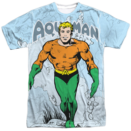 Aquaman Clasic Aqua - Men's All-Over Print T-Shirt Men's All-Over Print T-Shirt Aquaman   