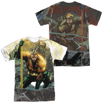Aquaman Good Vs Evil (Front/Back Print) - Men's All-Over Print T-Shirt Men's All-Over Print T-Shirt Aquaman   