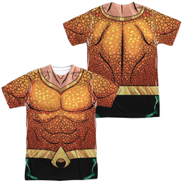 Aquaman Aquaman Rebirth Uniform (Front/Back Print) - Men's All-Over Print T-Shirt Men's All-Over Print T-Shirt Aquaman   
