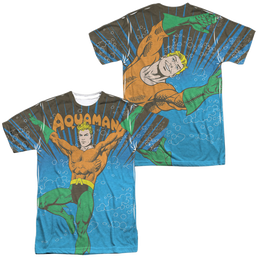 Aquaman Underwater Sub (Front/Back Print) - Men's All-Over Print T-Shirt Men's All-Over Print T-Shirt Aquaman   