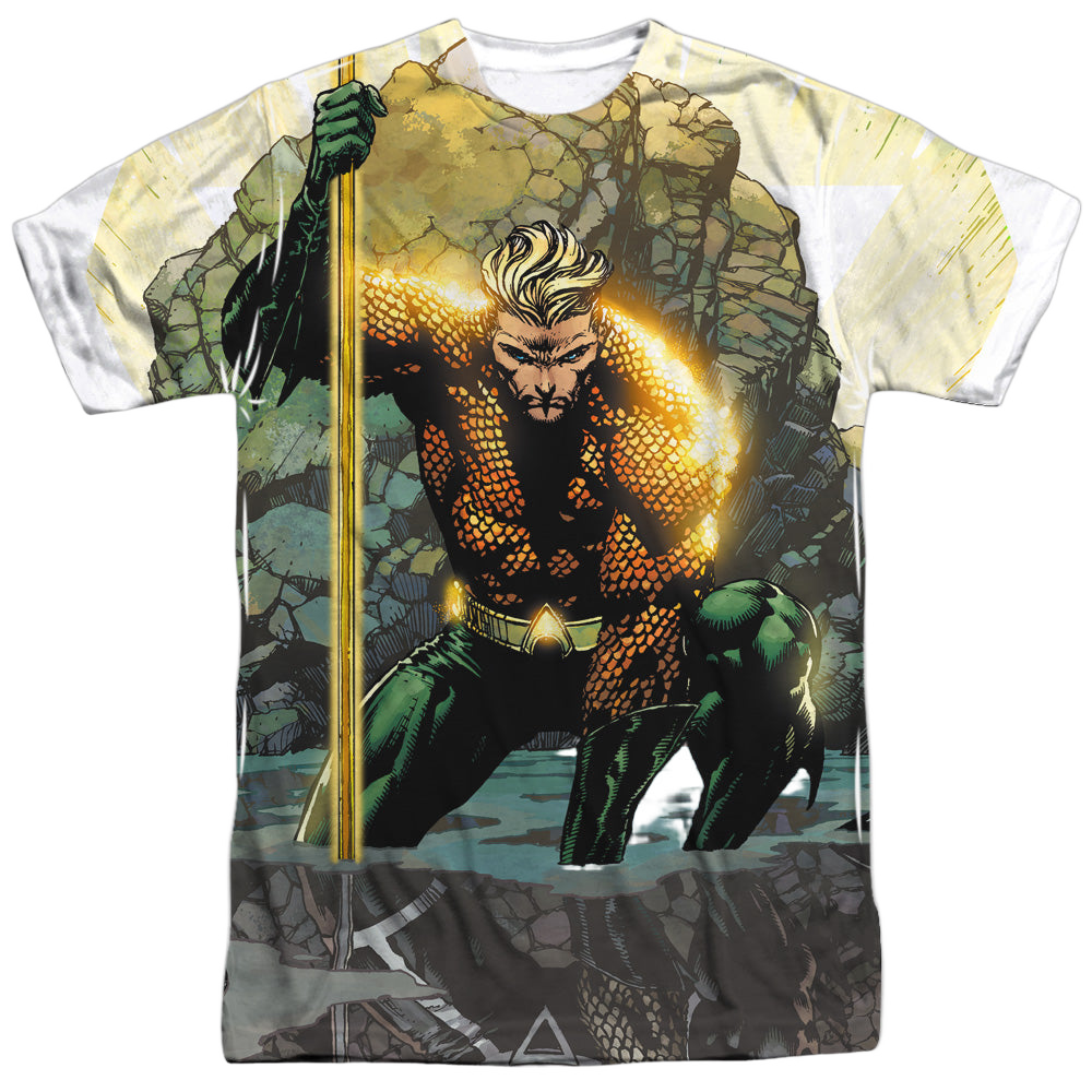Aquaman Good Vs Evil - Men's All-Over Print T-Shirt Men's All-Over Print T-Shirt Aquaman   