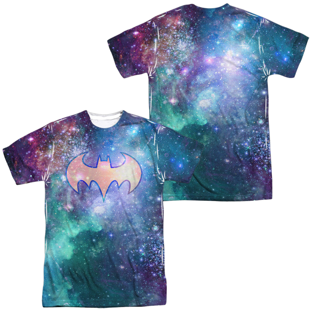 Batgirl Shielded Galaxy (Front/Back Print) - Men's All-Over Print T-Shirt Men's All-Over Print T-Shirt Batman   