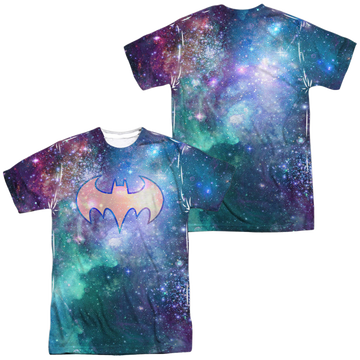 Batgirl Shielded Galaxy (Front/Back Print) - Men's All-Over Print T-Shirt Men's All-Over Print T-Shirt Batman   