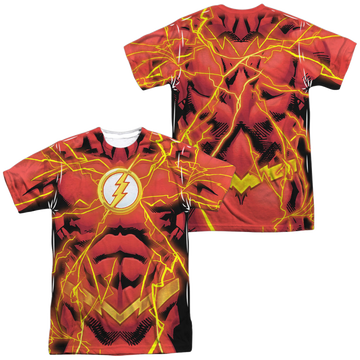 Flash, The Flash 52 Bolt (Front/Back Print) - Men's All-Over Print T-Shirt Men's All-Over Print T-Shirt The Flash   