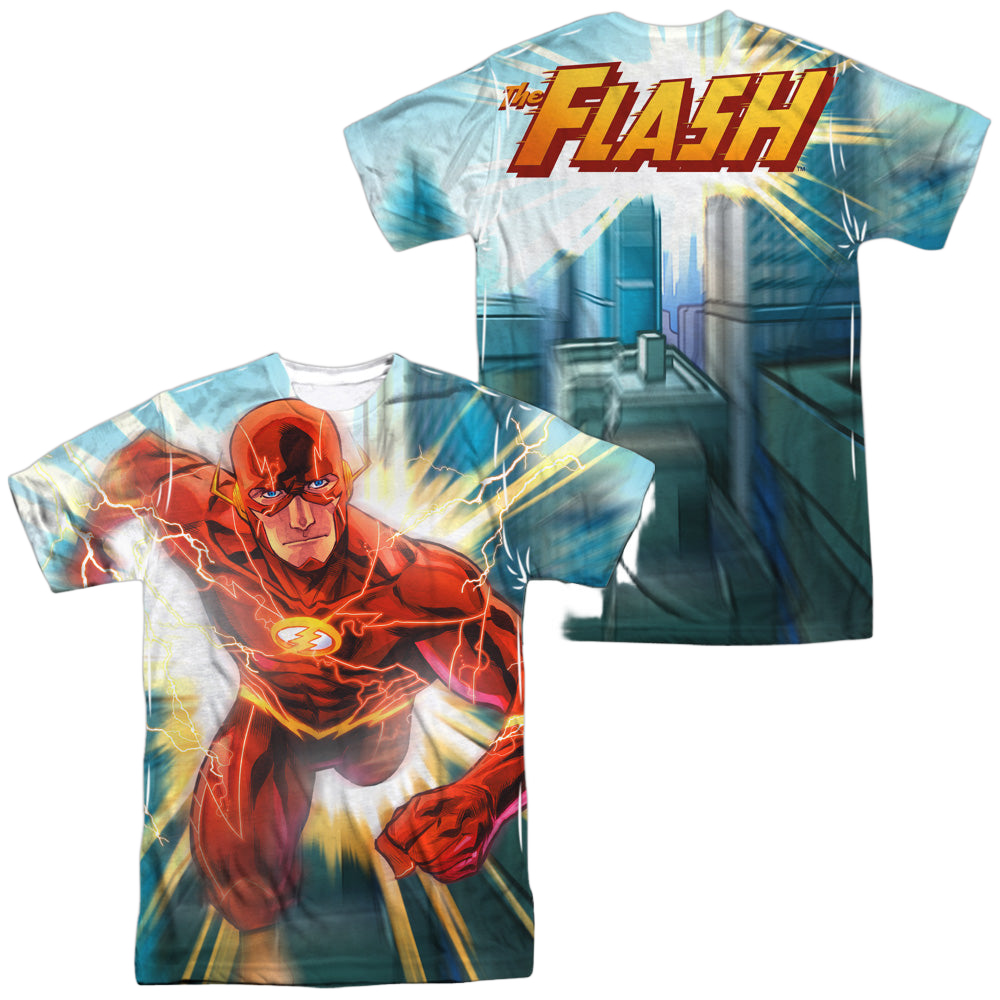 Flash, The Faster Than Lightning (Front/Back Print) - Men's All-Over Print T-Shirt Men's All-Over Print T-Shirt The Flash   