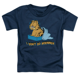 Garfield I Dont Do Mornings - Kid's T-Shirt Kid's T-Shirt (Ages 4-7) Garfield   