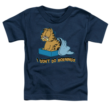 Garfield I Dont Do Mornings - Kid's T-Shirt Kid's T-Shirt (Ages 4-7) Garfield   