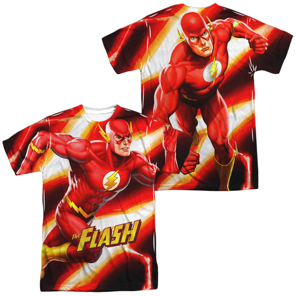Flash, The Speed Bolt (Front/Back Print) - Men's All-Over Print T-Shirt Men's All-Over Print T-Shirt Flash, The   