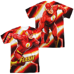 Flash, The Speed Bolt (Front/Back Print) - Men's All-Over Print T-Shirt Men's All-Over Print T-Shirt Flash, The   