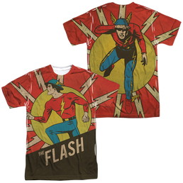 Flash, The Vintage Comic Flash (Front/Back Print) - Men's All-Over Print T-Shirt Men's All-Over Print T-Shirt Flash, The   