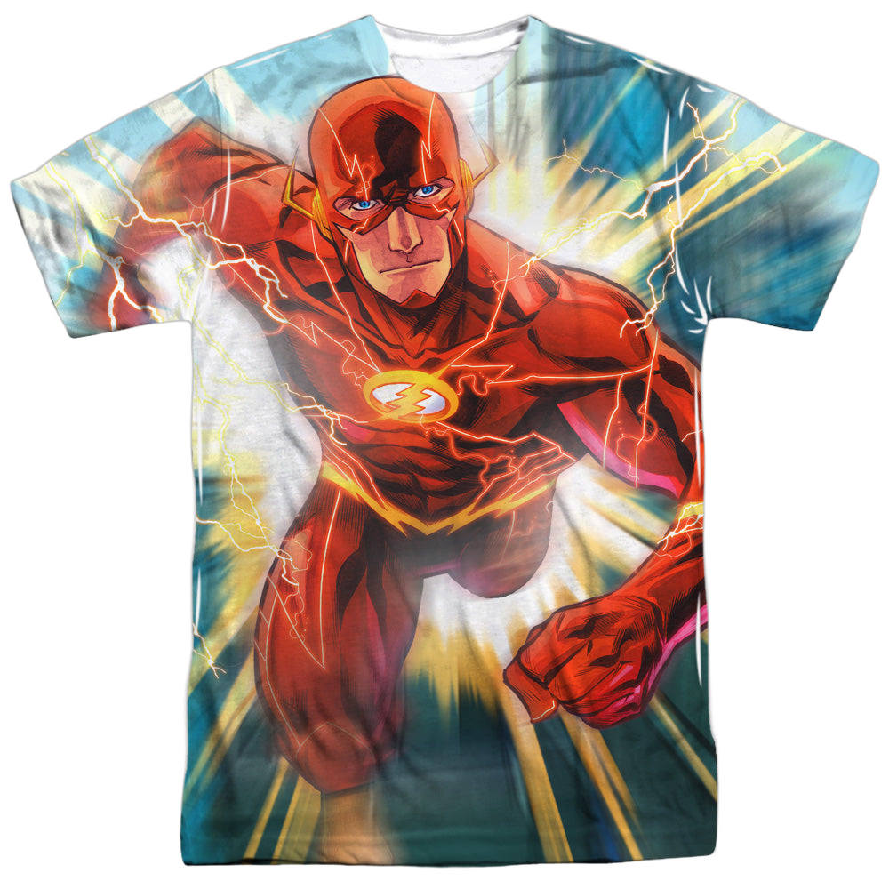 Flash, The Faster Than Lightning - Men's All-Over Print T-Shirt Men's All-Over Print T-Shirt Flash, The   