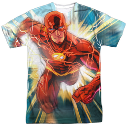 Flash, The Faster Than Lightning - Men's All-Over Print T-Shirt Men's All-Over Print T-Shirt Flash, The   