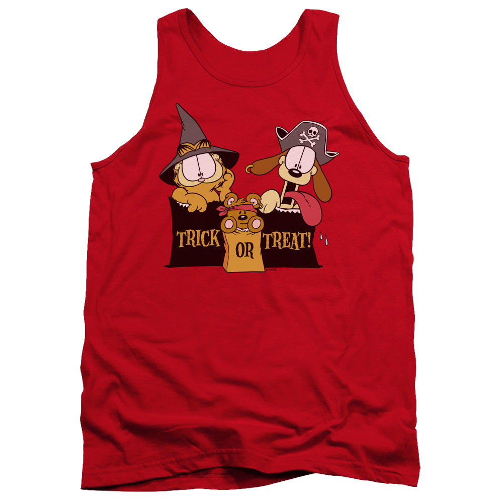 Garfield Trick Or Treat - Men's Tank Top Men's Tank Garfield   
