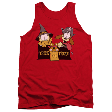 Garfield Trick Or Treat - Men's Tank Top Men's Tank Garfield   