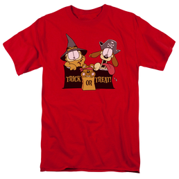 Garfield Trick Or Treat - Men's Regular Fit T-Shirt Men's Regular Fit T-Shirt Garfield   