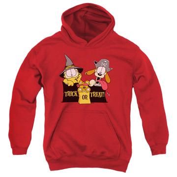 Garfield Trick Or Treat - Youth Hoodie Youth Hoodie (Ages 8-12) Garfield   
