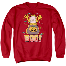 Garfield Boo! - Men's Crewneck Sweatshirt Men's Crewneck Sweatshirt Garfield   