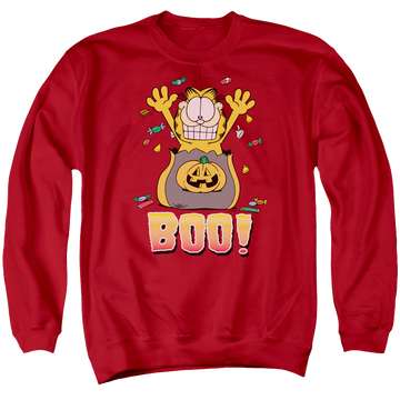 Garfield Boo! - Men's Crewneck Sweatshirt Men's Crewneck Sweatshirt Garfield   